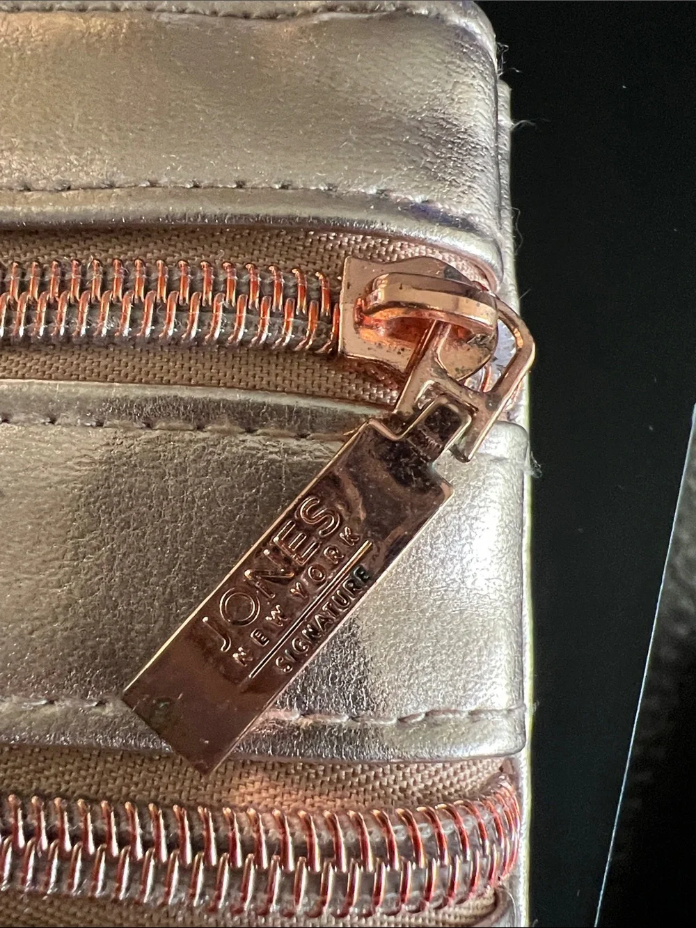 Jones New York sleek metallic
